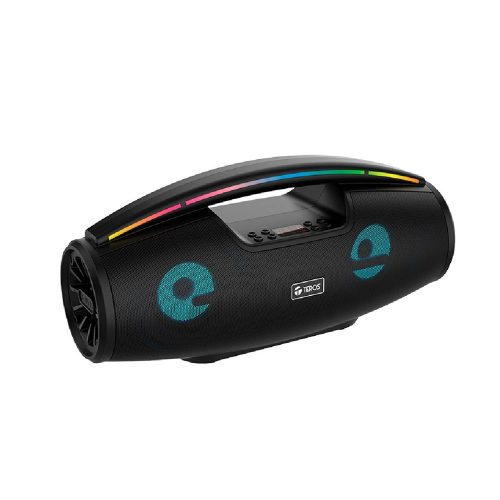 Parlante Bluetooth TEROS TE-6042N de 20W y 3000 mAh en color negro – Sonido potente y portátil