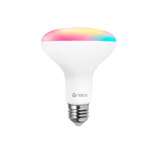 Foco Inteligente LED TEROS TE-9106RGB, 13W, E27, Control WiFi, Iluminación RGB para tu Hogar