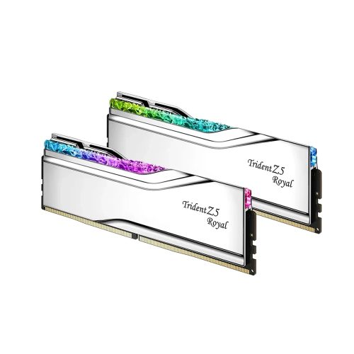 Memoria DDR5 G.Skill Trident Z5 Royal 64GB (2x32GB) 6400MHz CL32 Plata – Alto rendimiento para gaming