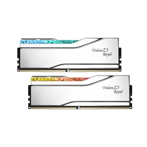 Memoria RAM DDR5 G.SKILL Trident Z5 Royal 96GB 6400MHz CL32 (2x48GB) Silver - Alto Rendimiento