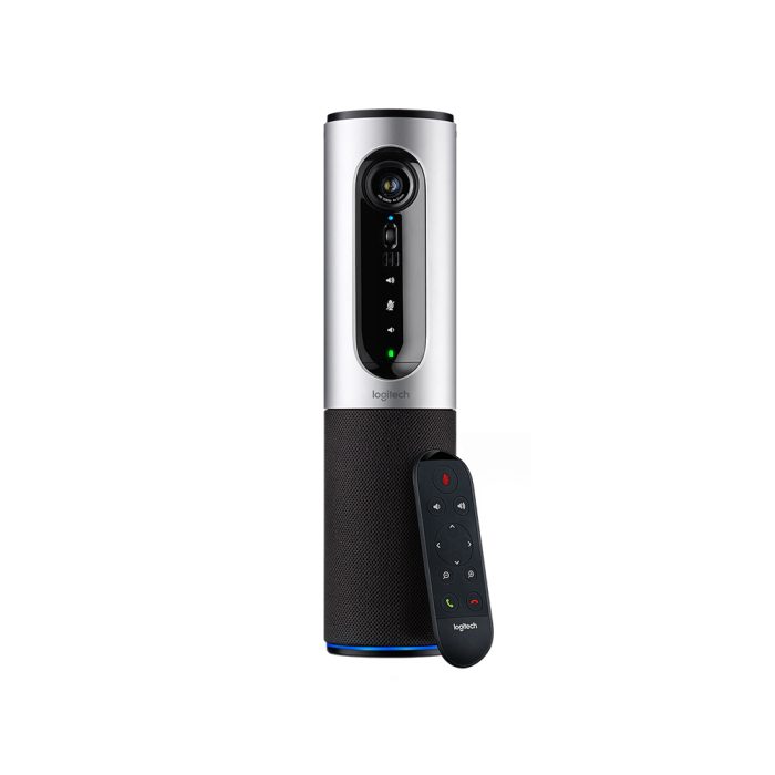 Cámara Logitech B2B Connect ConferenceCam en negro y plata - Ideal para videoconferencias profesionales