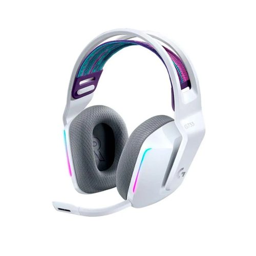 Audífonos Logitech G733 Lightspeed White: Sonido Inmersivo, Conectividad Inalámbrica, Microfono Integrado