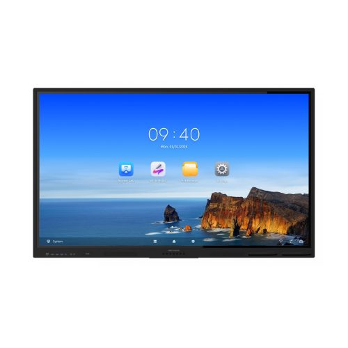 Pantalla Interactiva Hikvision DS-D5B86RB/EL de 86" 4K Android, 8GB: Ideal para Salas de Reuniones y Educación