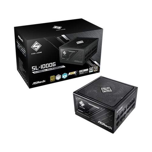Fuente de alimentación Asrock SL-1000G 1000W ATX 80 Plus Gold: alto rendimiento y eficiencia energética