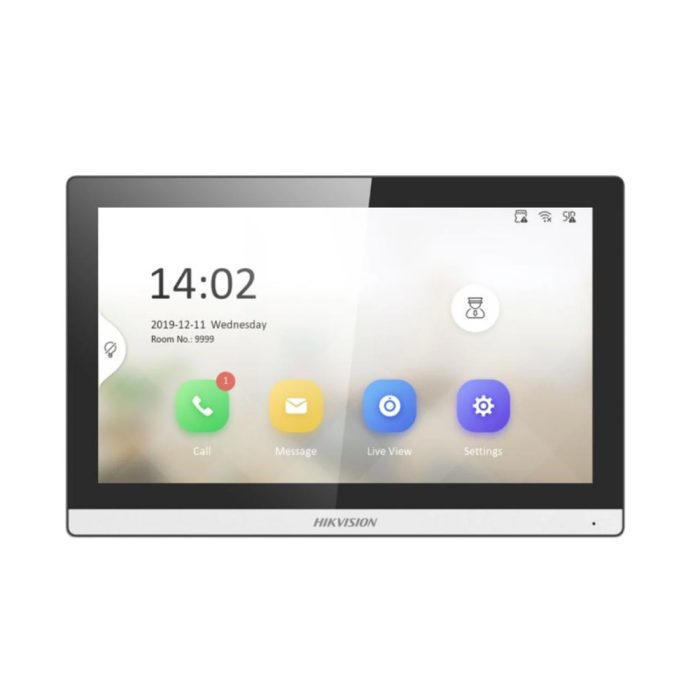 Intercomunicador Hikvision IP de 7", Pantalla Táctil, Conectividad Avanzada, Interior Elegante y Moderno