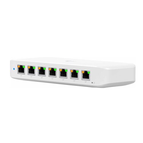 Ubiquiti Unifi Switch 8 Puertos GbE PoE 210W: Conectividad Rápida y Montaje Versátil para tu Red