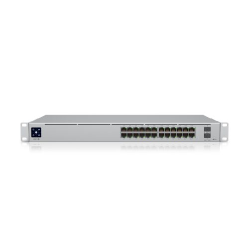 Ubiquiti Switch de 24 Puertos USW-PRO-24, Alto Rendimiento, Conectividad Avanzada para Redes Rápidas