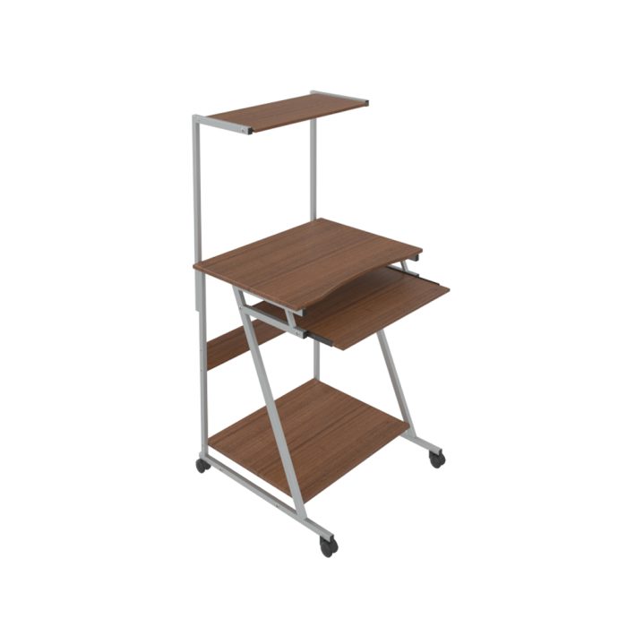 Escritorio Multinivel Xtech XTF-CD190 Ébano | Diseño Moderno, Ideal para Oficina y Estudio