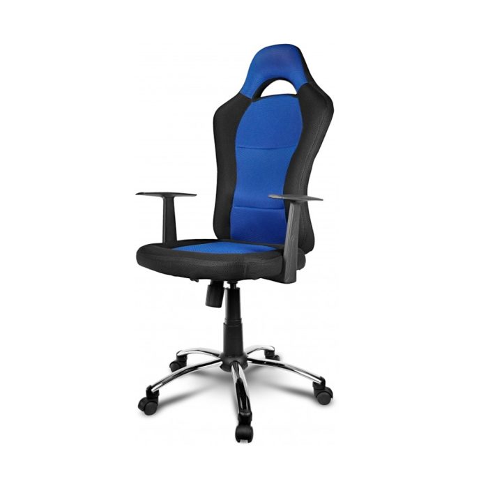 Silla Gaming Xtech Drakon Sport XTF-EC129 - Azul y Negro - Soporta hasta 243 lb de peso