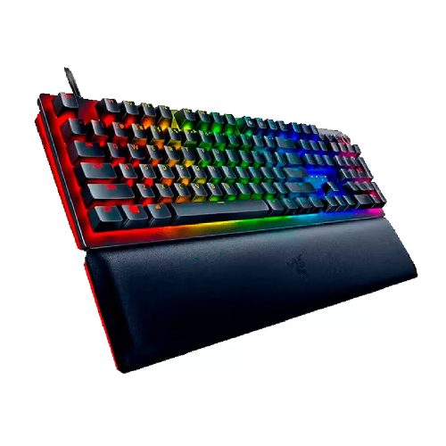 Teclado Razer Huntsman V2 Analog Black, Switches Regulables, 3 Zonas Chroma, Acción Doble, Alta Precisión