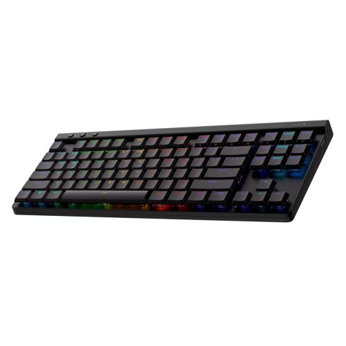 Teclado Logitech G515 TKL - Conexión LIGHTSPEED/BT, retroiluminación RGB, diseño compacto en negro