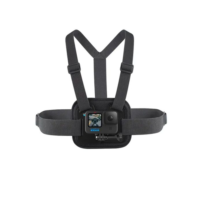 Correa Ajustable para Pecho GoPro AGCHM-001 - Comodidad y Estabilidad en Color Negro