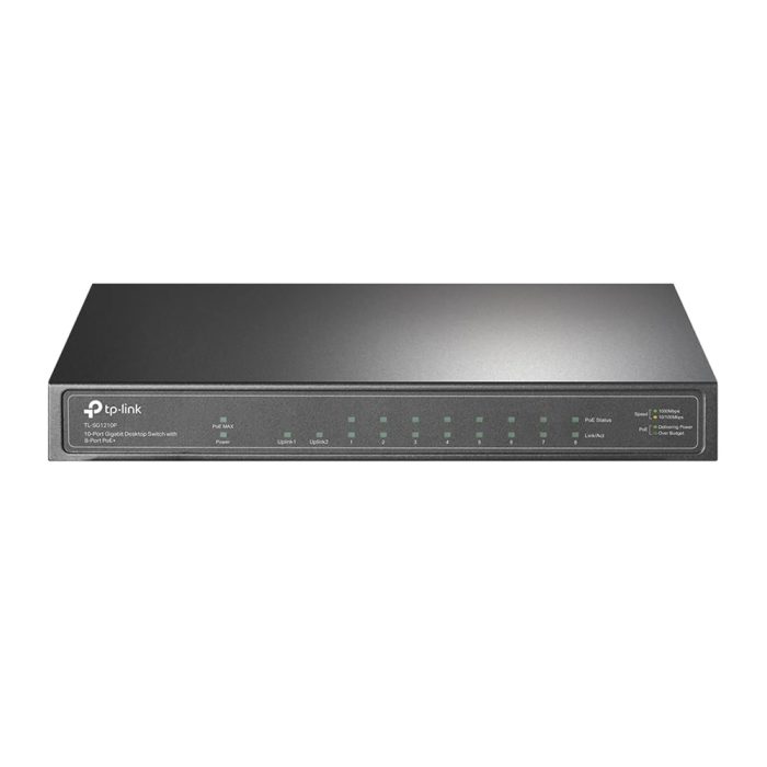 Switch TP-Link 10 Puertos Gigabit con 8 Puertos PoE: Conectividad Rápida y Eficiente para tu Red