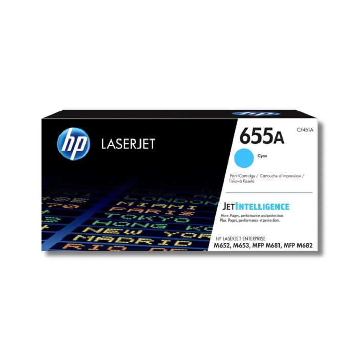 Tóner HP CF451A Cyan para M652/M681 - Alta Capacidad 10.5K Páginas Ideal para Calidad Profesional