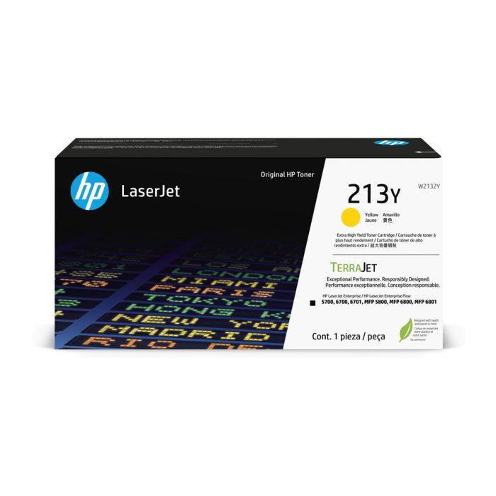 Tóner HP W2132Y Amarillo para LaserJet 5800 - 12K Páginas de Alta Calidad y Rendimiento