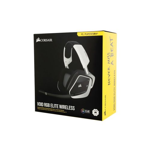 Auriculares Gaming Corsair Void RGB Wireless 7.1 Blancos | Sonido envolvente y comodidad superior