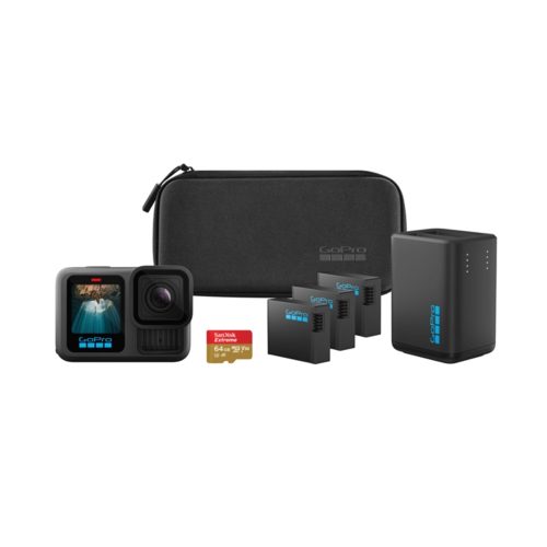 Cámara de Acción GoPro HERO13 Black con Batería Extendida, Compacta y Resistente al Agua