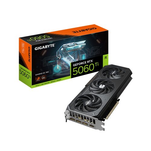 GeForce RTX 5060 Ti 16GB GIGABYTE Gaming - Tarjeta Gráfica de Alta Velocidad para Gamers