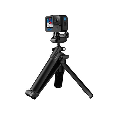 Trípode GoPro 3-Way 2.0 Ajustable de 203.20mm a 495.30mm - Ideal para Acciones Estables y Grabaciones
