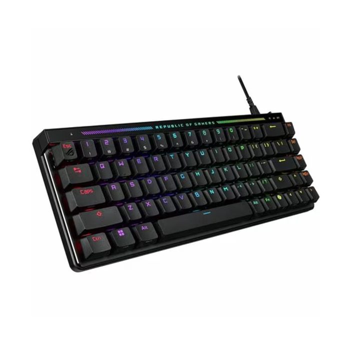 Teclado Gaming Asus ROG Falchion Ace HFX - RGB LED, USB 2.0, Accesos Rápidos, Compatible con Windows 11