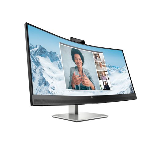 Monitor Curvo HP E34m de 34" - Resolución 3440 x 1440 - Conectividad USB-C, DisplayPort y HDMI