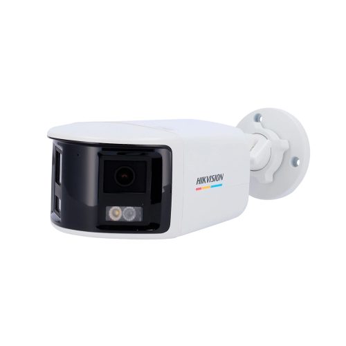 Cámara HIKVISION Bullet IP Doble Lente 180° 6MP 2.8mm con Smart Hybrid Light y IR de 30m
