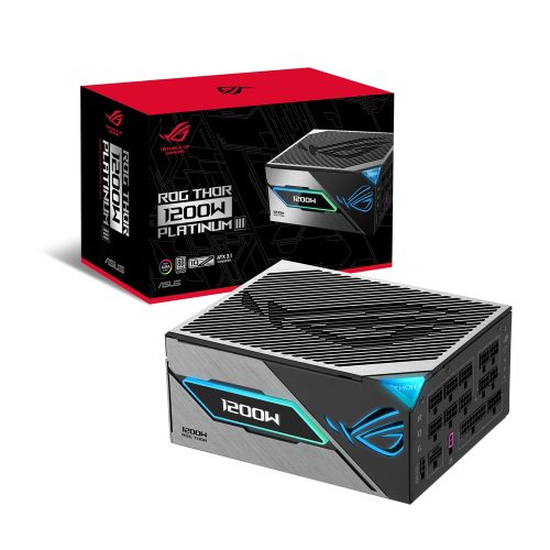 Fuente de Poder ASUS ROG Thor 1200W Modular para Gaming - Alta Eficiencia y Rendimiento