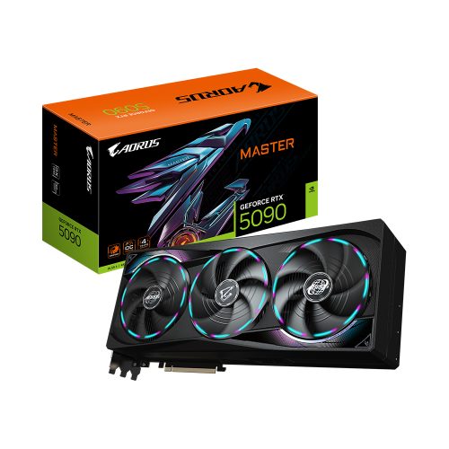 Tarjeta de Video Gigabyte AORUS GV-N5090 32GB GDDR7 - Rendimiento Superior para Gaming y Creación de Contenido