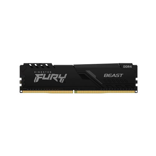Memoria RAM 16GB DDR4 3200MHz CL16 Kingston FURY Beast Black - Rendimiento Óptimo para Gaming