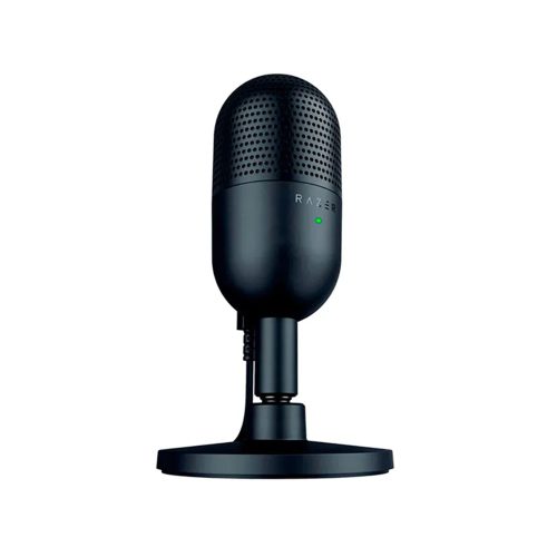 Micrófono Razer Seiren V3 Mini USB Supercardioide para Streaming - Silent Black, Sensor Táctil