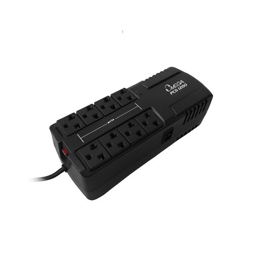 Estabilizador Omega PCG2000 1000VA - Protección confiable para tu PC, 220V, ideal para hogar y oficina