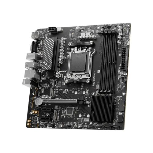 Placa Madre MSI B650M-P PRO AM5, DDR5 7200MHz, tamaño Micro ATX, ideal para gamers y profesionales