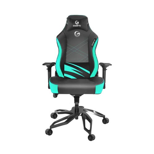 Silla Gamer Gambyte Gx-Aquagreen Ergonomía Avanzada en Negro con Verde Agua para Máximo Confort