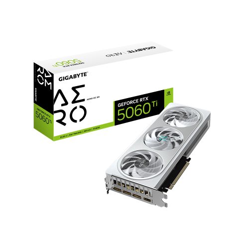 Tarjeta Gráfica GEFORCE RTX 5060 TI AERO OC 8GB - Rendimiento Superior para Gaming y Creación de Contenido