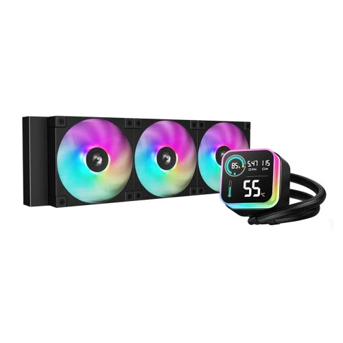 Enfriamiento Líquido Deepcool LQ360 - Radiador 360mm, 3 Ventiladores RGB, Alta Eficiencia Térmica