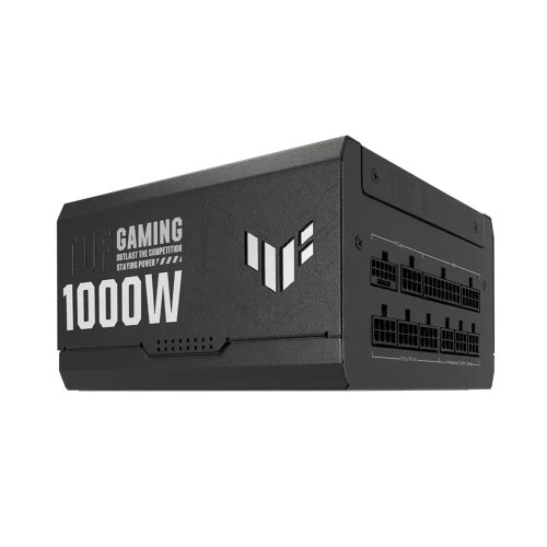 Fuente de Poder Asus TUF Gaming 1000W ATX 80 Plus Gold Modular en Color Negro, Eficiencia y Rendimiento Superior