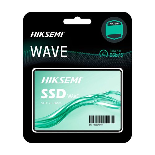SSD Hiksemi Wave 256GB 2.5” SATA III, Velocidad de Lectura 530MB/s y Escritura 400MB/s