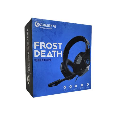 Auriculares Gaming Gambyte Frost Death 7.1 con micrófono, USB y jack 3.5 mm - Sonido envolvente y comodidad