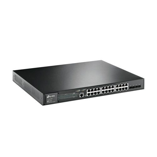 Switch TP-Link Omada 28 Puertos L2 PoE+ Gigabit con 4 Slots SFP+ para Red de Alta Velocidad