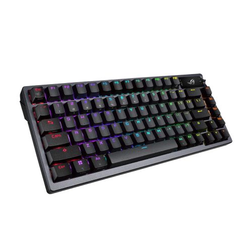 Teclado mecánico ASUS ROG Azoth, blanco, con retroiluminación RGB y tecnología NXSW para gamers