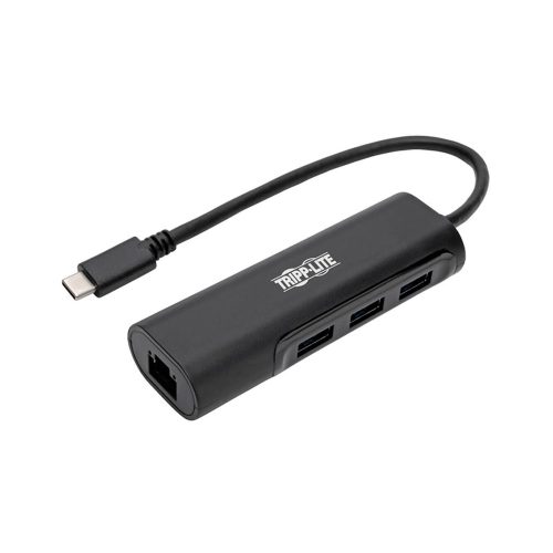 Hub USB Type-C Tripp-Lite U460-003-3A1GB, 3 Puertos USB 3.1 y RJ45, Velocidad de 5 Gbps, Portátil