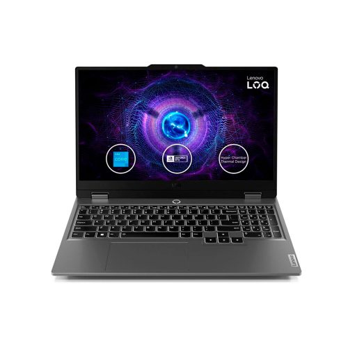 Portátil Lenovo LOQ 15.6" Full HD, Intel i7 13a Gen, 12GB RAM, 512GB SSD, NVIDIA 6GB, Luna Gray