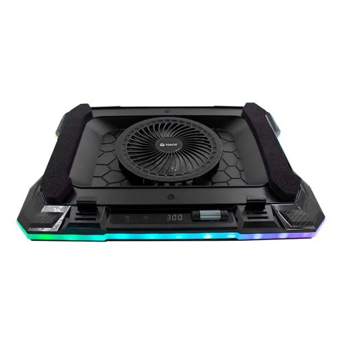 Cooler para Laptop Teros TE-7133N Negro con RGB - Eficiente y Fresco para Jugadores