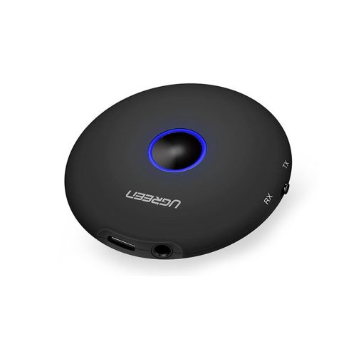 Adaptador de Audio Bluetooth 4.2 Tipo C a Jack 3.5mm, Compatible con Dispositivos Ugr, Negro