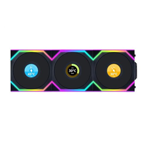 Ventilador ARGB 120mm Lian Li Uni Fan SL 3 en 1 Negro - Eficiencia y Estilo para Tu PC Gaming