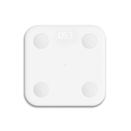 Balanza Digital de Composición Corporal Xiaomi Nun4048GL - Conexión Bluetooth, Color Blanco