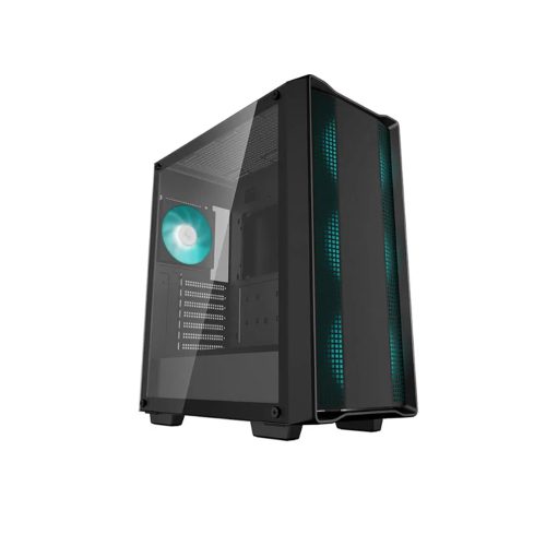 Caja Gaming Deepcool CC560 V2, Panel de Vidrio, 4 Ventiladores, Diseño Elegante, Color Negro