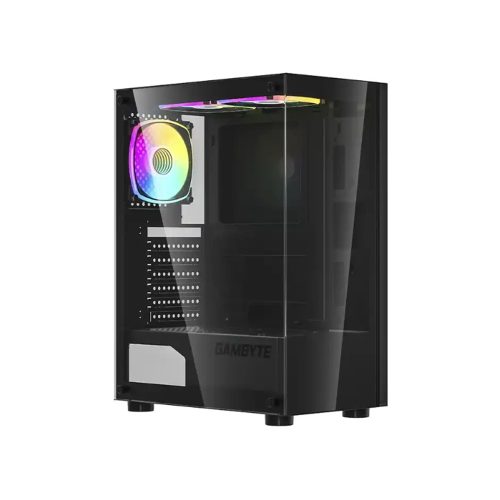 Caja Gaming Gambyte Arcane CS-ARC3ARGWR-LG, Panel de Vidrio, 3 Ventiladores LED ARGB, Color Negro