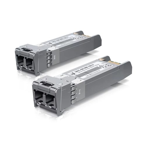 Módulo SFP Ubiquiti 10GbE LC Múltiples Modos hasta 300m - Paquete de 2 Transceptores