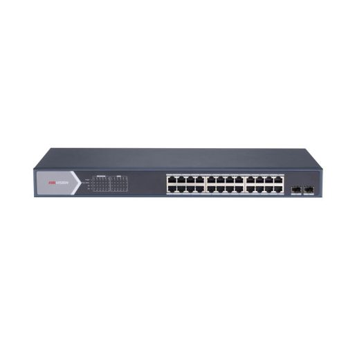 Hikvision Switch Gigabit Smart POE 24 Puertos Alta Velocidad Conectividad Eficiente